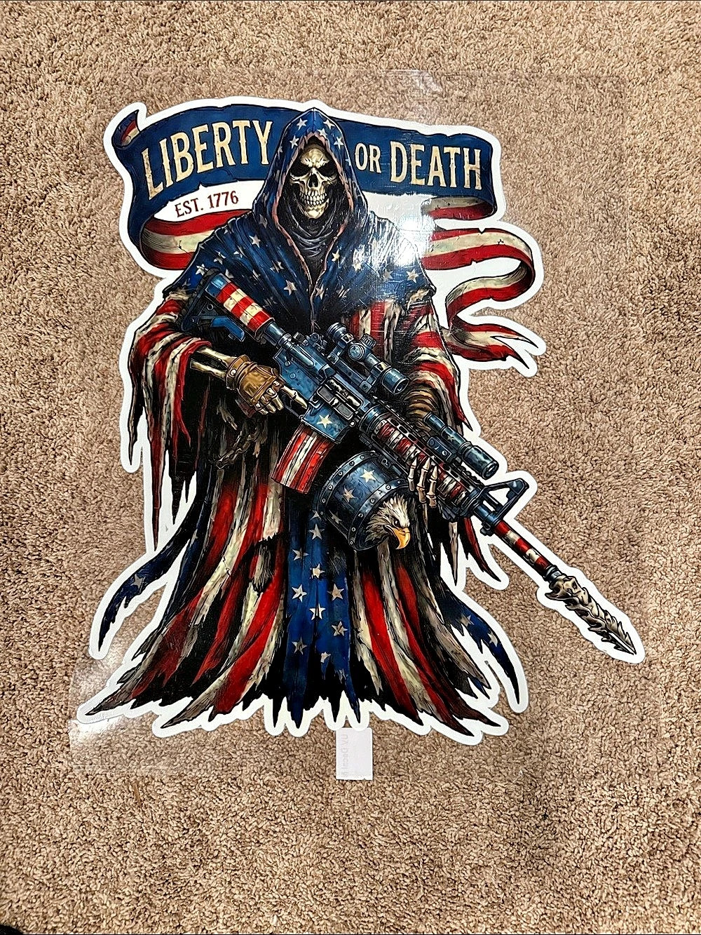 Liberty or Death Graphic Decal